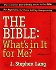 The Bible: What's in It for Me?