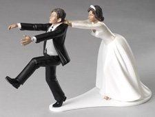 Funny wedding cake topper