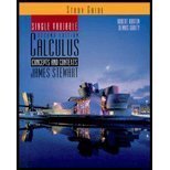 Study Guide for Stewart’s Single Variable Calculus Concepts and Contexts (with CD), 2nd by Robert Burton