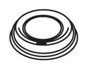 

SOLO CUP Trophy Gourmet Dome Sip-Thru Lid White