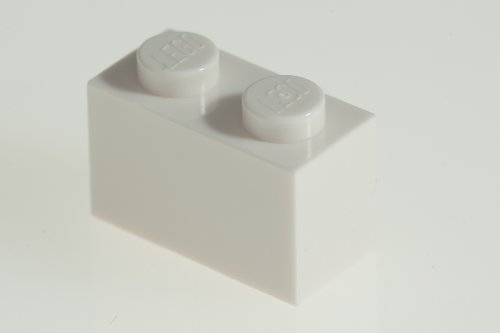 200x LEGO White 1x2 Bricks Super Pack