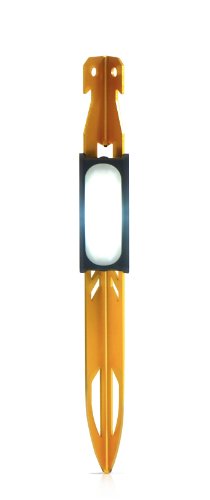 UCO ML-SL-P Tent StakeLight with LED Light and Emergency Strobe, Yellow, 9-Inch