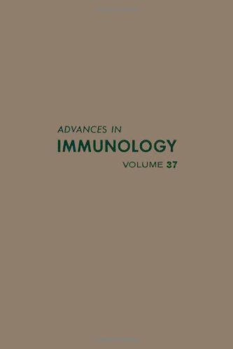 ADVANCES IN IMMUNOLOGY VOLUME 37, Volume 37 by Author Unknown