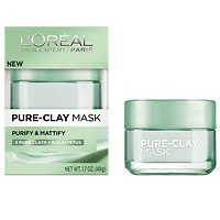 L'Oreal Paris Pure-Clay Mask, Purify and Mattify, 2 oz