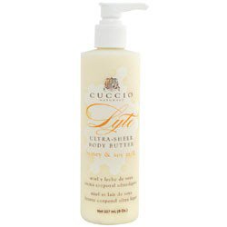 Cuccio Naturale Lyte Ultra-Sheer Body Butter, Honey and Soy Milk