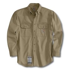 Carhartt Men's Flame Resistant Two-Pocket Work Shirt
