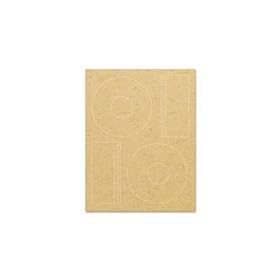 ReBinder LBCDB2CS25 - Laser CD/DVD Labels, Matte Brown, 50 Labels per Pack-REBLBCDB2CS25