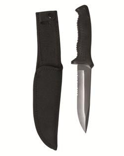 G8DS® TACTICAL Hunting Knife mit Sägeklinge 15386 + Nylonscheide