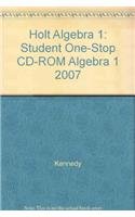 Holt Algebra 1: Student One-Stop CD-ROM 2007 by RINEHART AND WINSTON HOLT