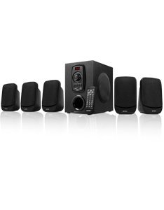 Intex IT-600B-SUF 5.1 Channel Multimedia Speakers (Black)