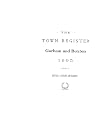 The Town Register of Gorham and Buxton, Maine, 1905