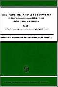 The Verb ‘Be’ and its Synonyms: Philosophical and Grammatical Studies (Foundations of Language Supplementary Series)
