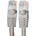 CAT5e Ethernet Cable, molded boots, 7 ft., Gray