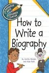 How to Write a Biography
