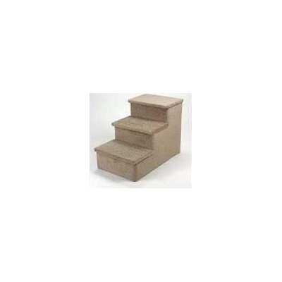 

Heavy Duty 3 Step Pet Stair Color: Tan, Hinged Steps: Three, Wheels and Handle: No