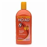 NO-AD Protective Tanning Lotion, SPF 8, 16 fl oz