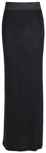 Crazy Girls Women's Jersey Gypsy Long Midi Maxi Skirt with Elasticated Waist