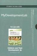 Children and Their Development Passcode: Mydevelopmentlab by Robert V. Kail