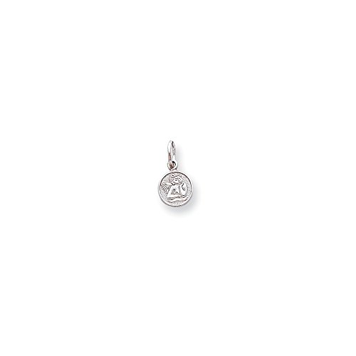 Algopix Similar Product 12 - 10k Yellow and White Gold Angel Charm 