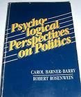 Psychological Perspectives on Politics