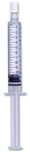 PosiFlush Pre-Filled Saline Syringes, 10mL / Luer-Lok Tip / Without Needle - Tray of 30 Syringes by BD-Becton Dickinson