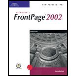 New Perspectives on Microsoft FrontPage 2002 Introductory by Jessica Evans