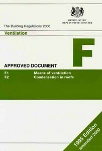 The Building Regulations 1991: Approved Document F: Ventilation