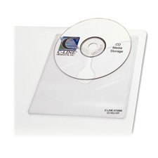 

Self-Adhesive CD Holder, 5 1/3 x 5 2/3, 10/PK