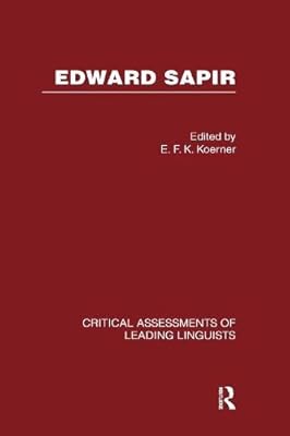 Edward Sapir:Crit Assessmnt V3