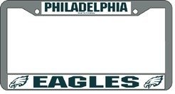 Philadelphia Eagles Chrome License Plate Frame