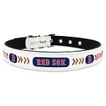 

Boston Red Sox Classic Leather Large Baseball Collar