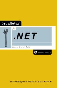 CodeNotes for .NET by Gregory Brill