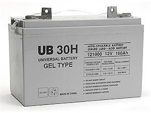 

12v 100ah Group 30H Gel Battery for Patriot Solar Group 100W Power Generator