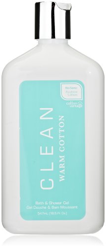 Clean Warm Cotton, Bath and Shower Gel, 18.5 Fluid Ounce