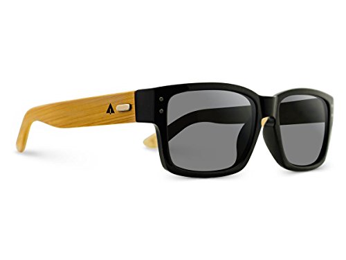 TREEHUT¨ Wooden Bamboo Sunglasses Temples Classic Square Keyhole Vintage Eyewewar