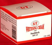

GT COSMETICS PHILIPPINES WHITENING CREAM WITH SPF 15 15 GRAMS