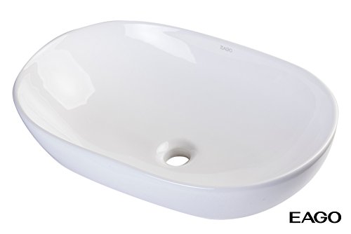 Algopix Similar Product 17 - EAGO BA352 23 Oval Ceramic Bathroom
