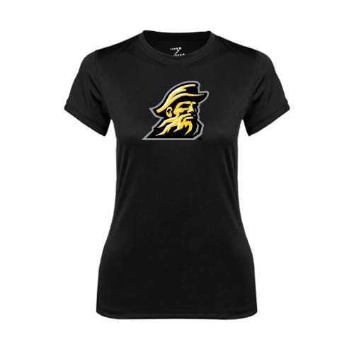 

Appalachian State Ladies Syntrel Performance Black Tee 'Yosef'