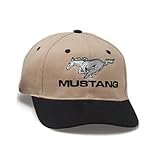 Ford Racing NASCAR Mustang Low Profile Brushed Cotton Twill Khaki & Black Hat B&B TeesLK