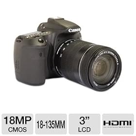 Canon EOS 60D 18MP DSLR Camera & 18-135mm L Bundle
