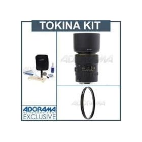 Tokina AT-X 100mm f/2.8 PRO D Macro Lens Kit,for Canon EOS with Tiffen 55mm UV Filter, Professional Lens Cleaning Kit