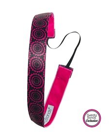 

Sweaty Bands - Geared to Go Black and Pink - #1 Fitness Headband!