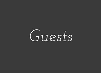 Guests: A guest book for any occasion!