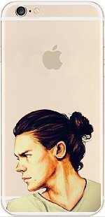 iPhone 6 Case, DECO FAIRY® Protective Case Bumper[Scratch-Resistant] [Perfect Fit] Ultra Slim Translucent Silicone Clear Case Gel Cover for Apple iPhone 6 (coolest guy in shirt)