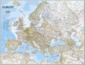 National Geographic Europe Standard Map