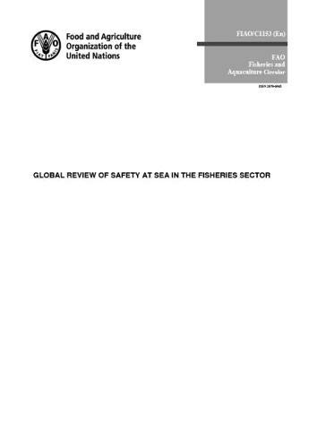 Global Review of Safety at Sea in the Fisheries Sector (Fao Fisheries and Aquaculture Circular) by Food & Agriculture Organization