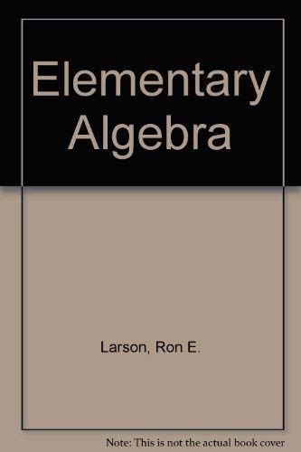 Elementary Algebra by Ron Larson