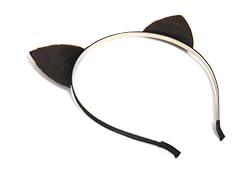 ねこみみカチューシャ★猫耳カチューシャ、ネコ耳カチューシャ★ ふさふさ無地　ダークブラウン