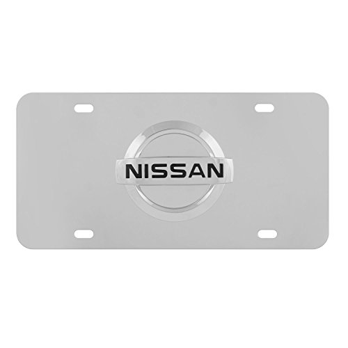 Pilot Automotive Nissan 3D Logo License Plate Chrome