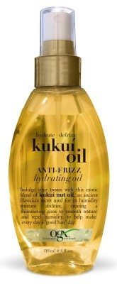 OGX Anti-Frizz Hydrating Kukui Oil, Hydrate Plus Defrizz